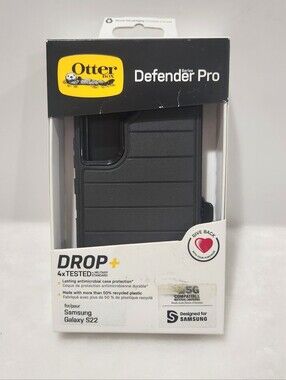 Otterbox Defender Pro Samsung Galaxy S22 Black Belt Holster Phone Case
